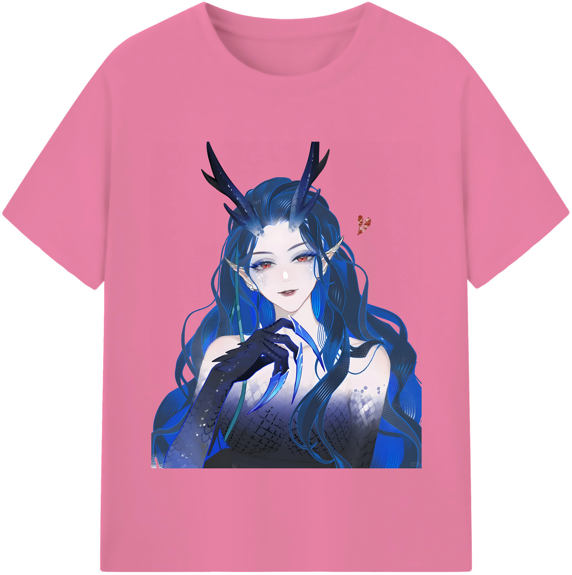 （画像用） Ne Zha 2 ナタ 魔童の大暴れ 綿100％半袖Tシャツ（フロントプリント）
